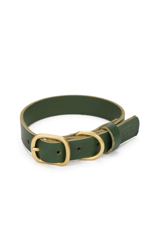 Personalised Collar - Olive